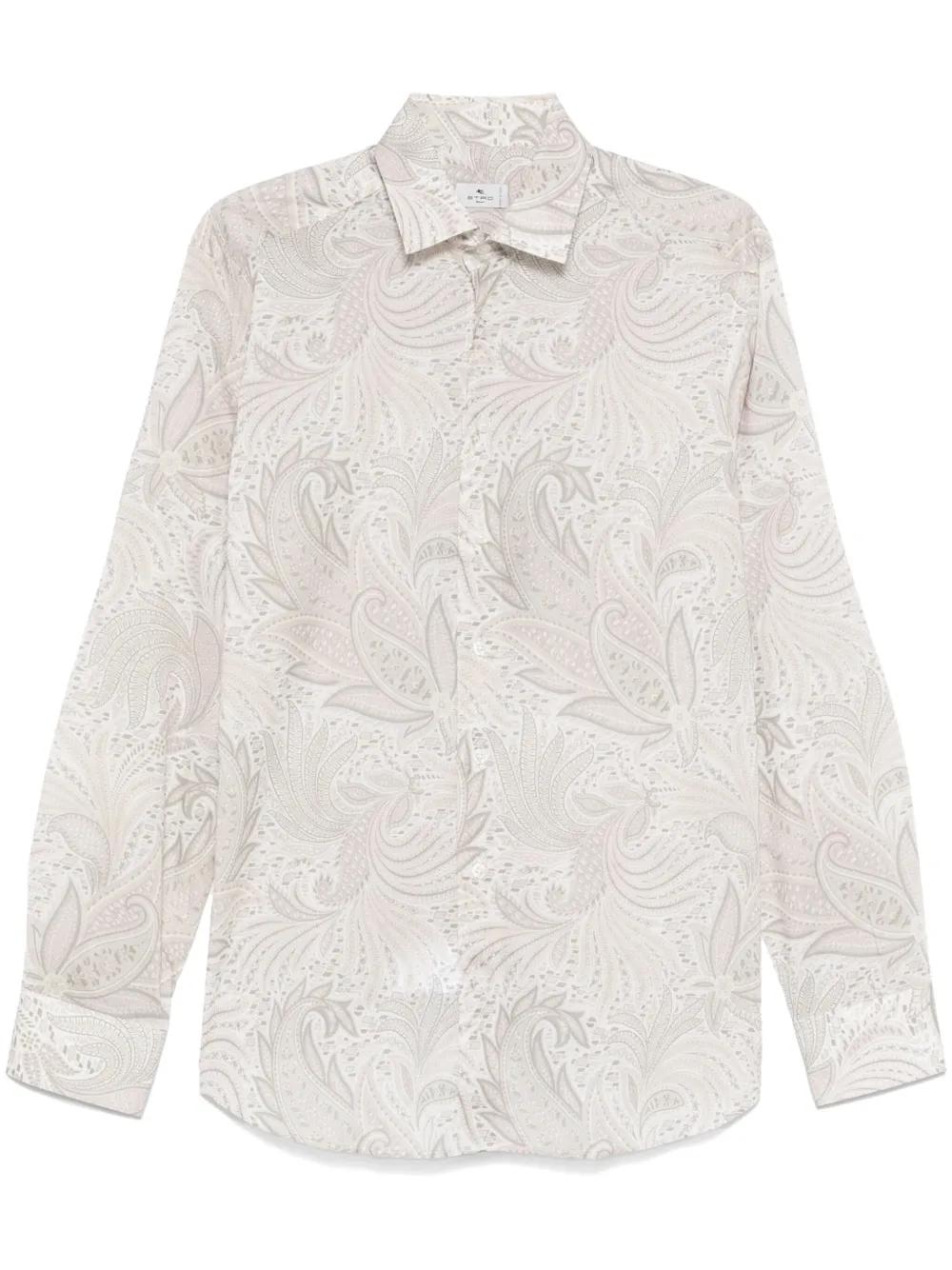 ETRO Men's Casual Shirt - Stylish Rome Mini Design