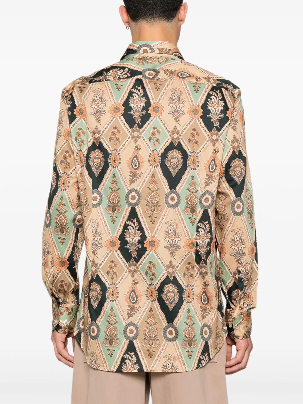 ETRO Paisley Patterned Long Sleeve Shirt for Men