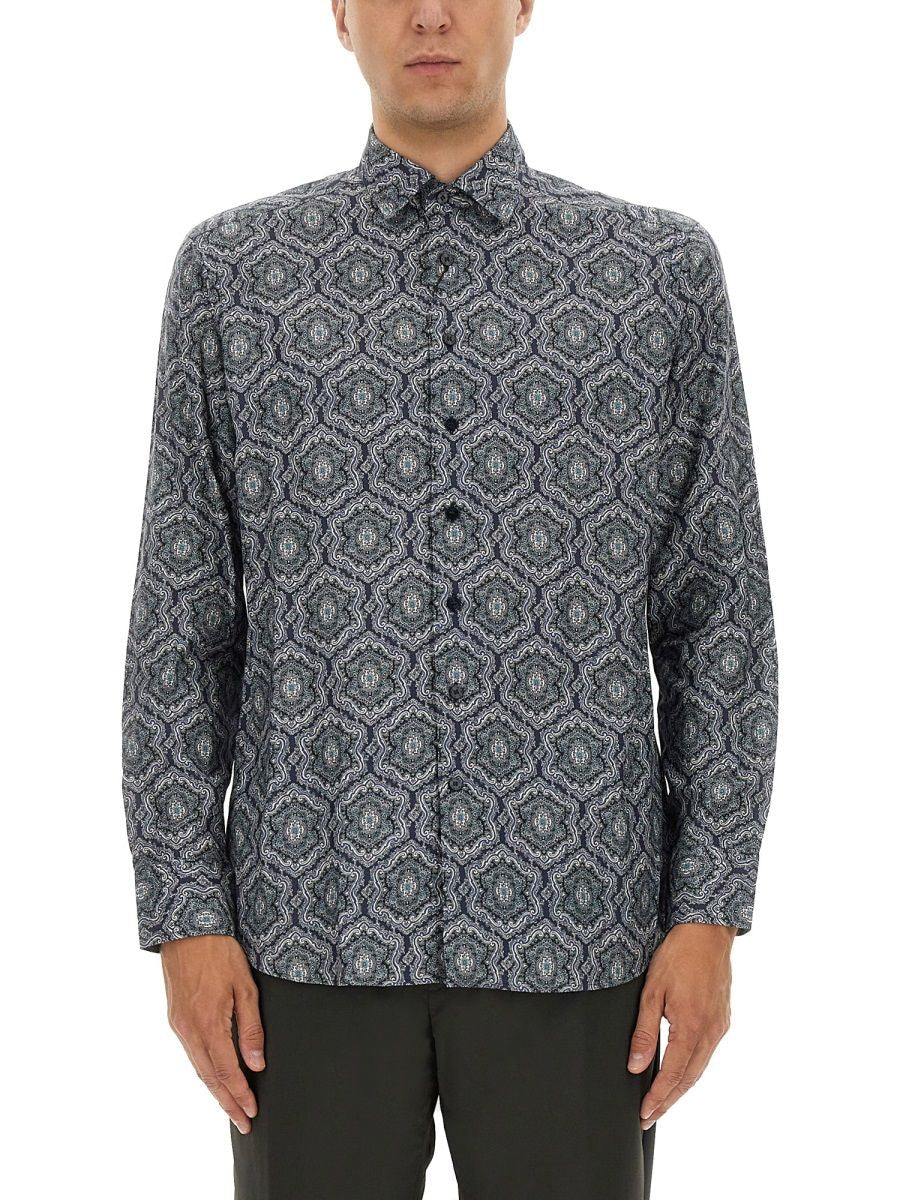 ETRO Multicolour Cotton Shirt for Men - FW25 Collection