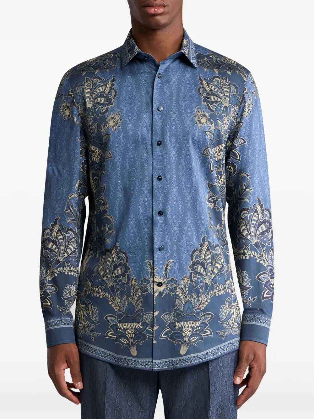 ETRO Men's Mini Patterned Shirt for Spring/Summer 2025