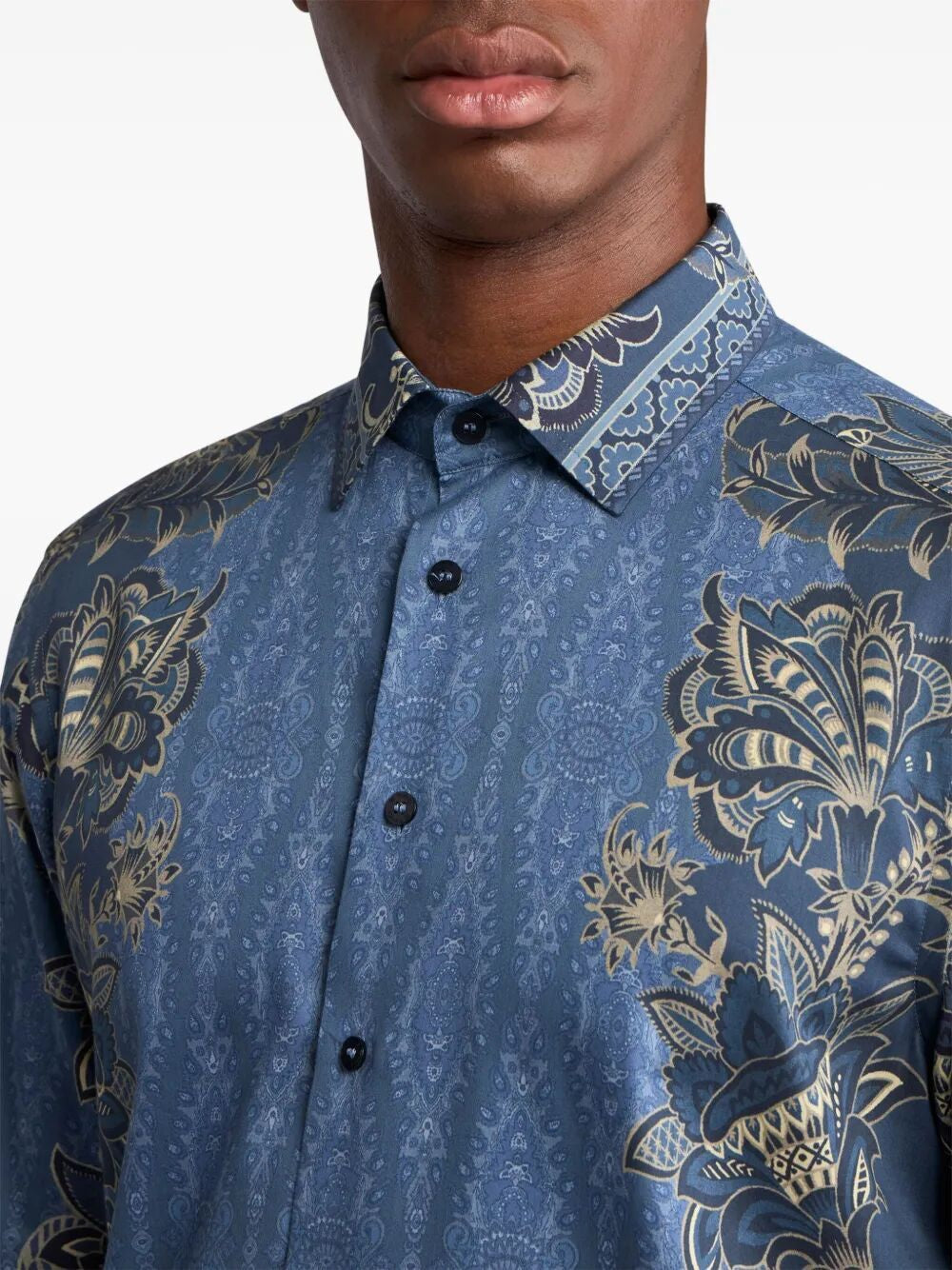 ETRO Men's Mini Patterned Shirt for Spring/Summer 2025