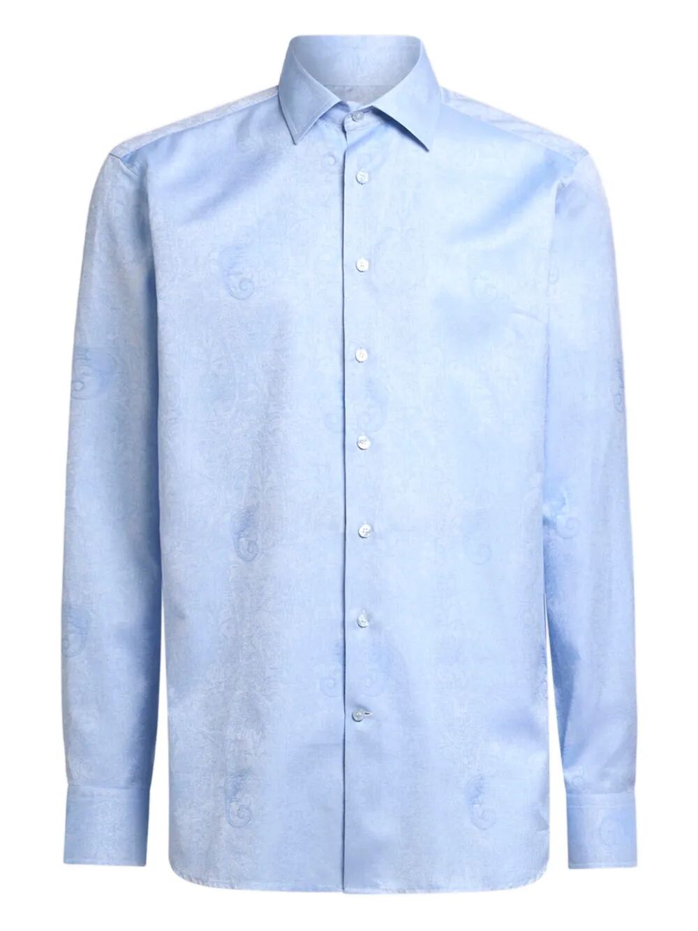 ETRO Cotton Shirt with Paisley Jacquard