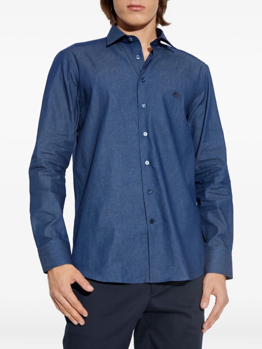 ETRO Logo Print Casual Shirt for Men