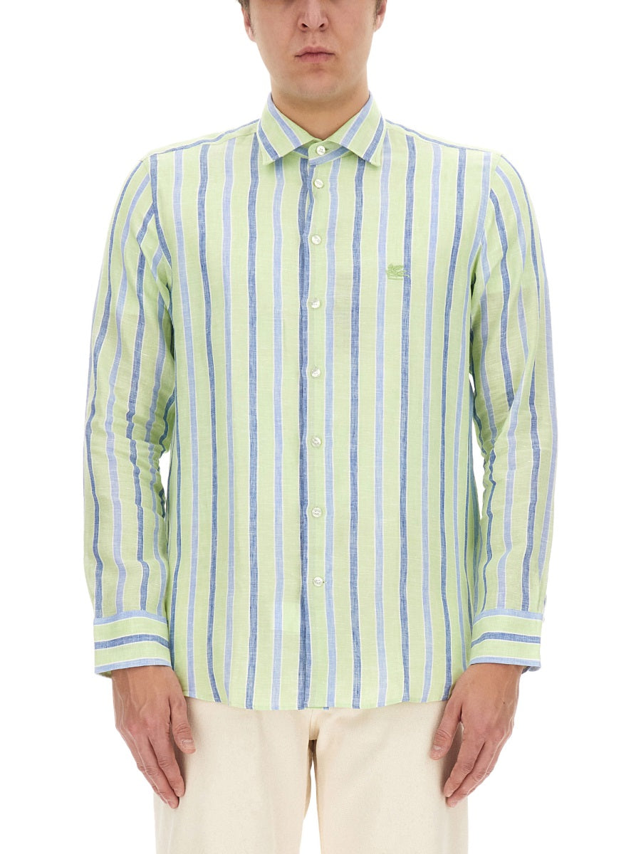 ETRO Regular Fit Pegasus Mini Shirt for Men