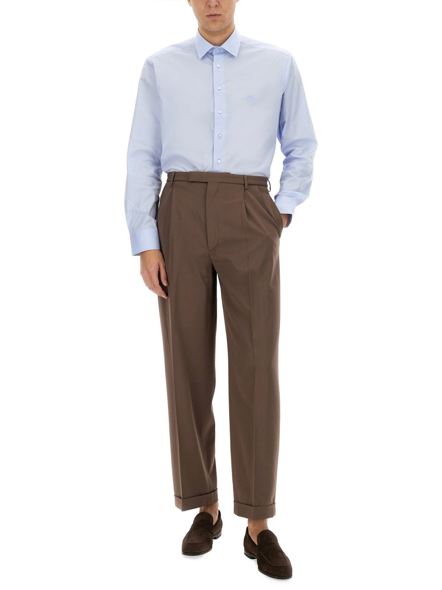 ETRO Classic Logo Shirt - Regular Fit - Size 40