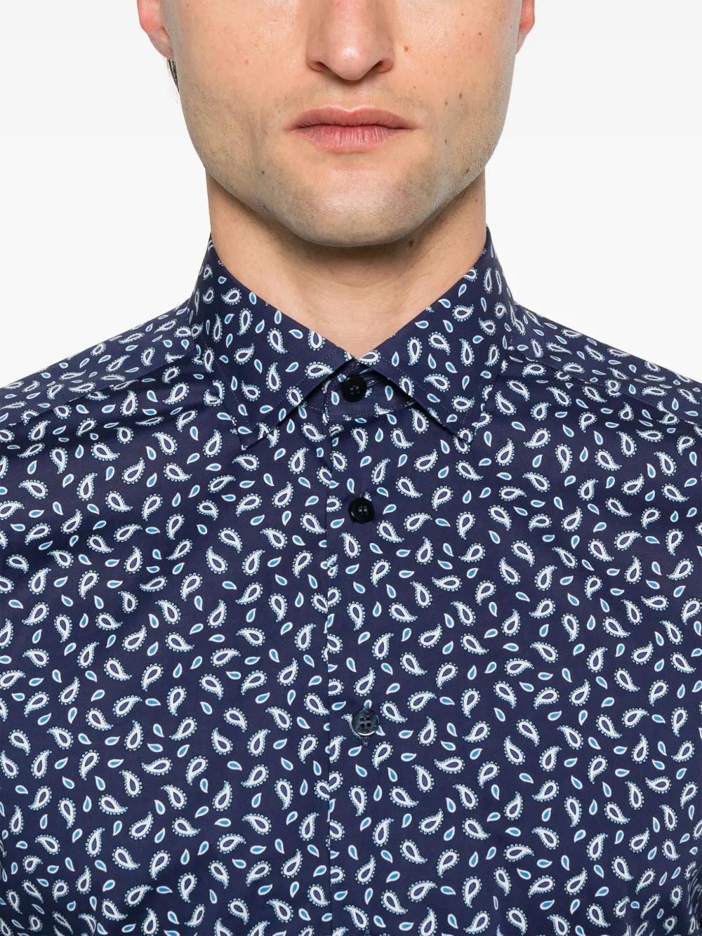 ETRO Men's Fuji Print Shirt - SS25 Collection
