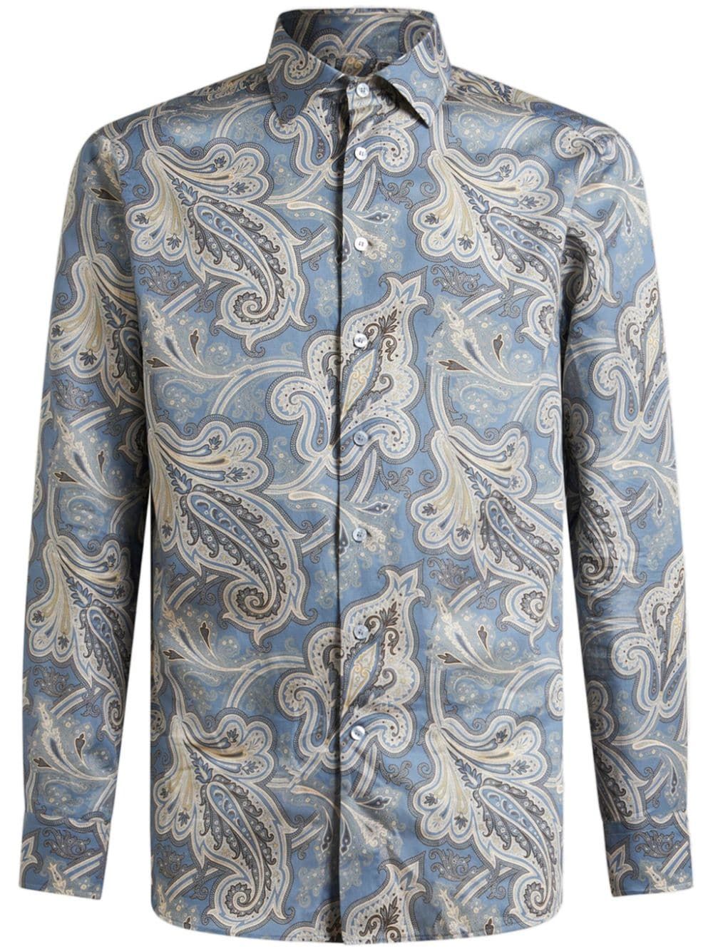 ETRO Men's 3-Fabrics Mini Dress Shirt