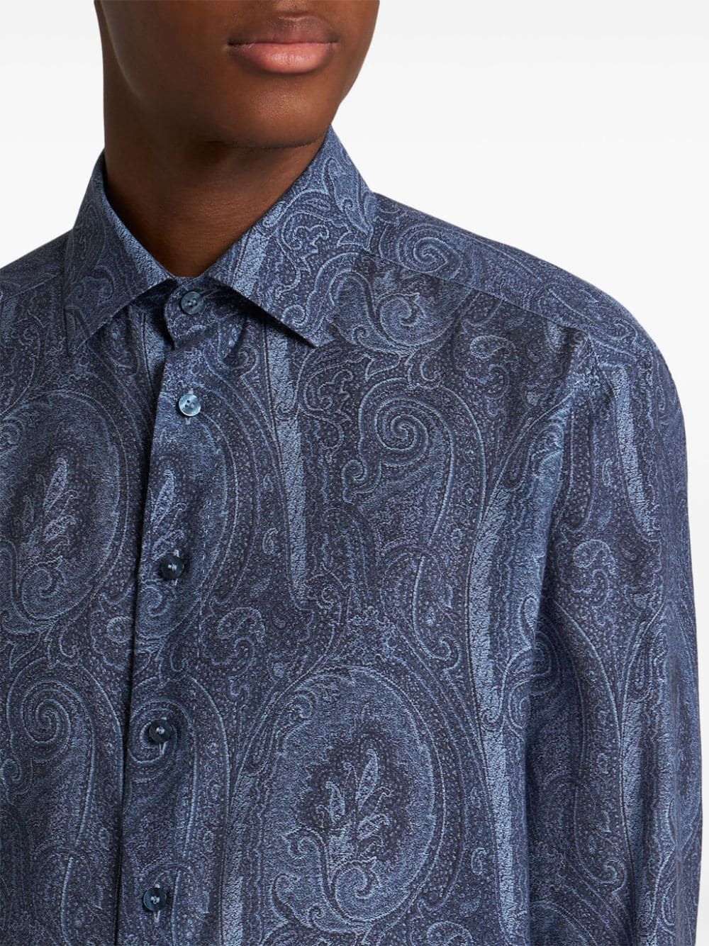 ETRO Multi-Fabric Dress Shirt