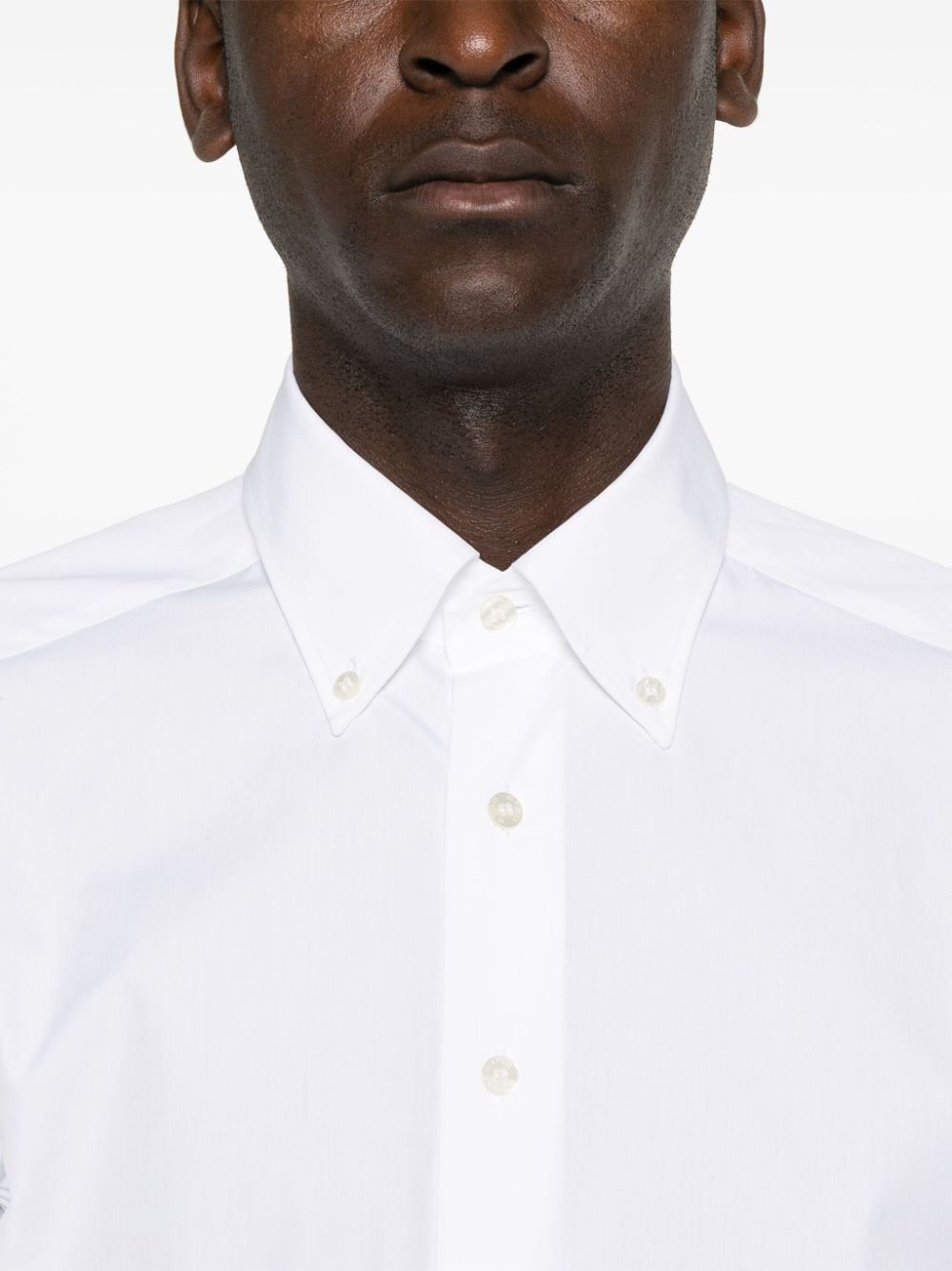 ETRO Two Fabrics Button Down Dress Shirt for Men