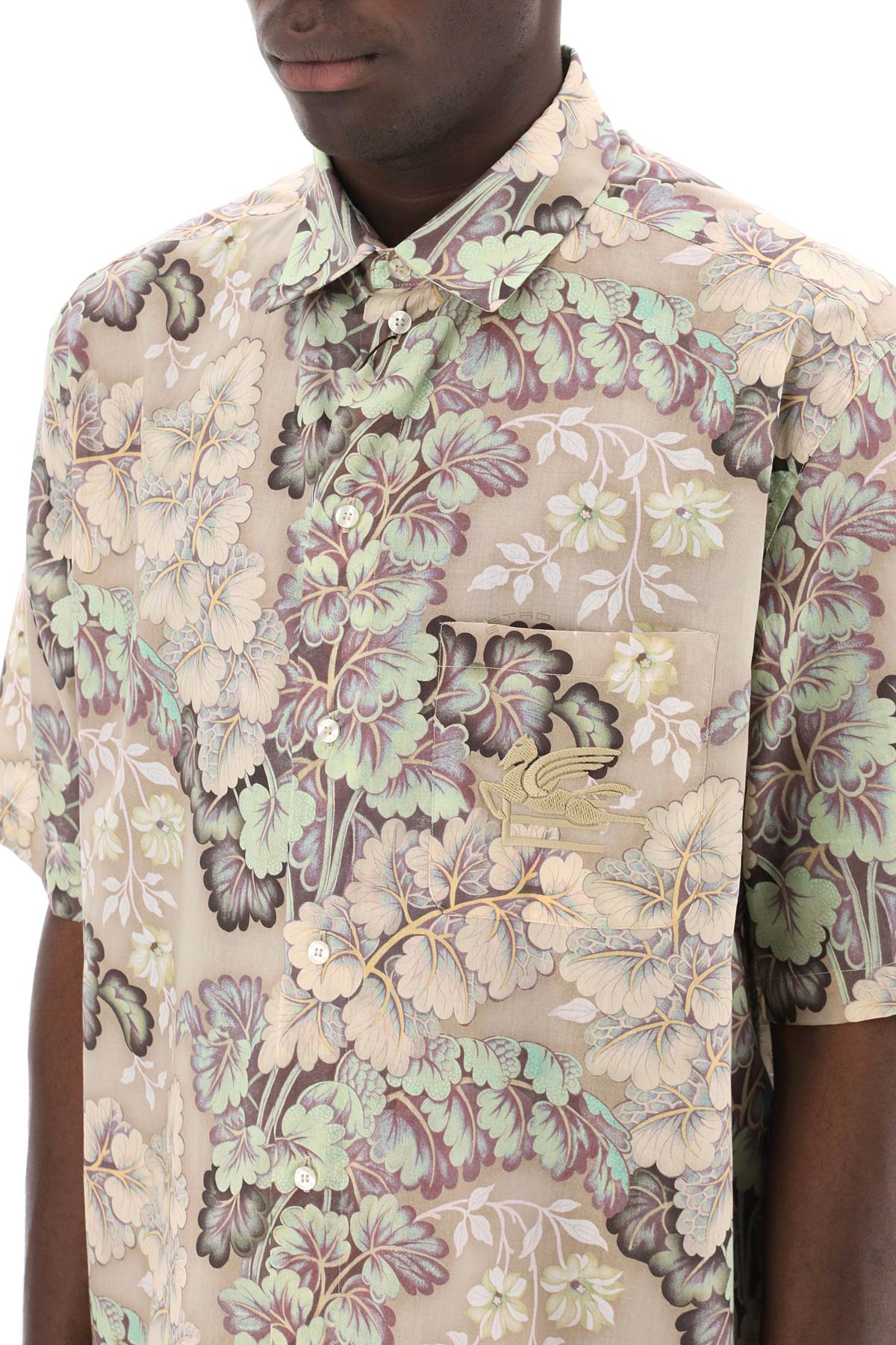 ETRO Floral Printed Cotton Shirt for Men - SS24 Collection