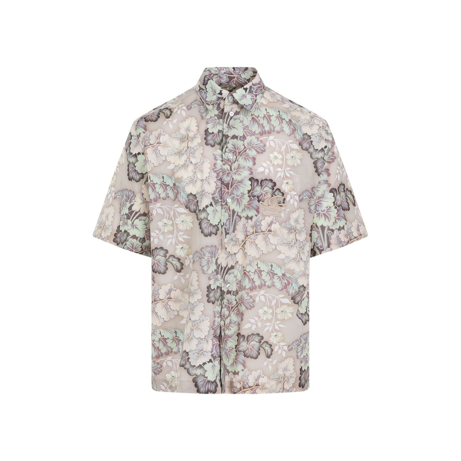 ETRO Floral Printed Cotton Shirt for Men - SS24 Collection