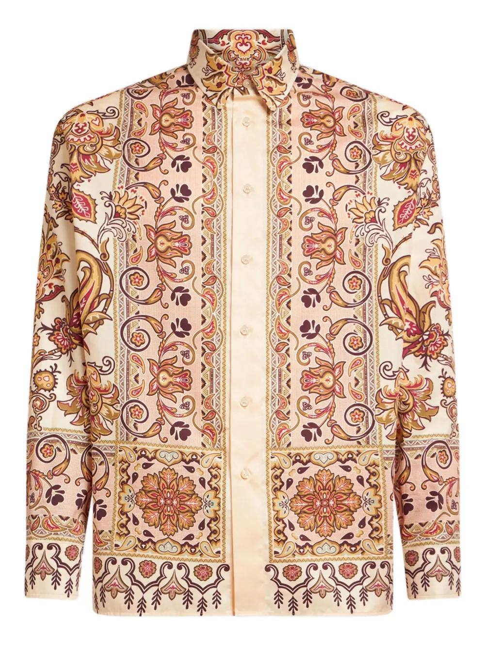 ETRO Paisley Print Cotton Shirt for Men