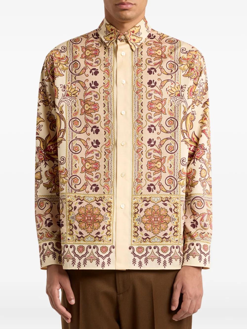 ETRO Paisley Print Cotton Shirt for Men