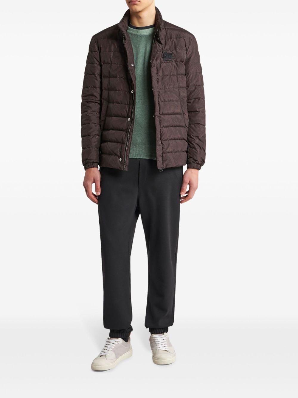 ETRO Fine Knit Wool Crew Neck Sweater - Men's