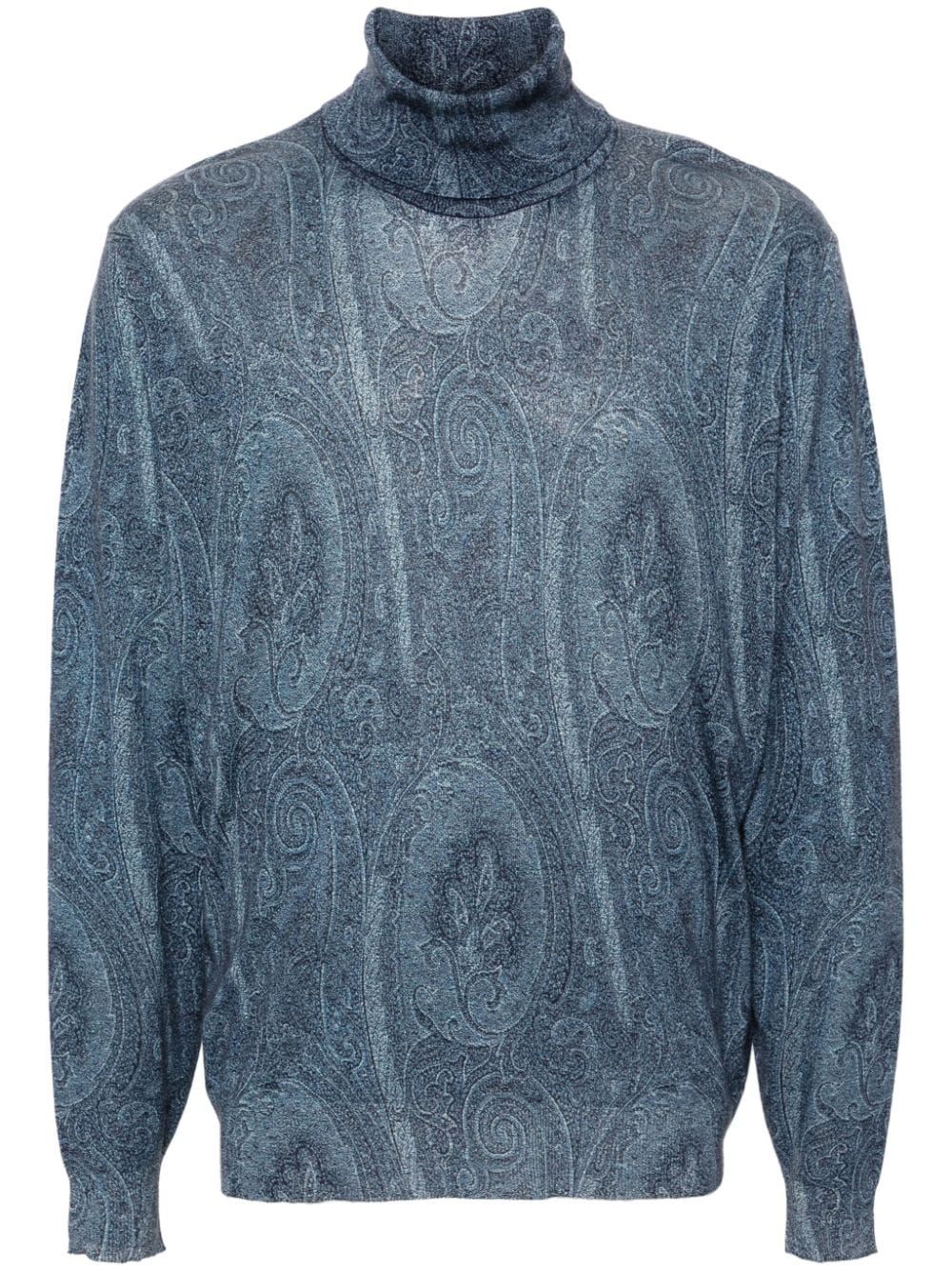 ETRO Knit T-Neck Sweater for Men