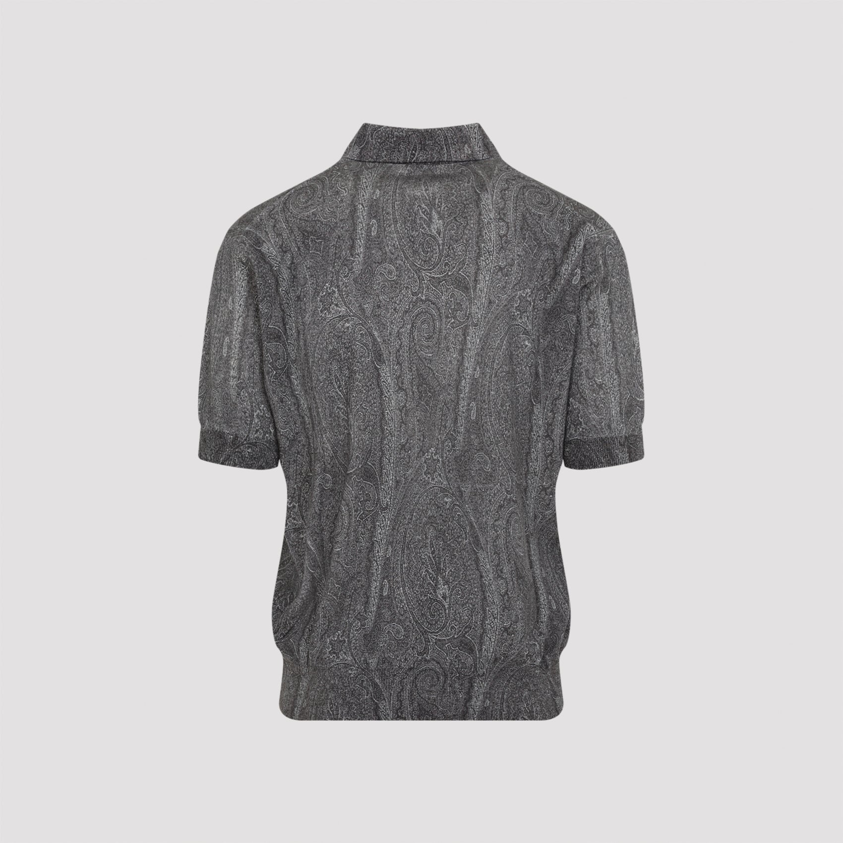 ETRO Men's Knit Polo - Luxury Blend