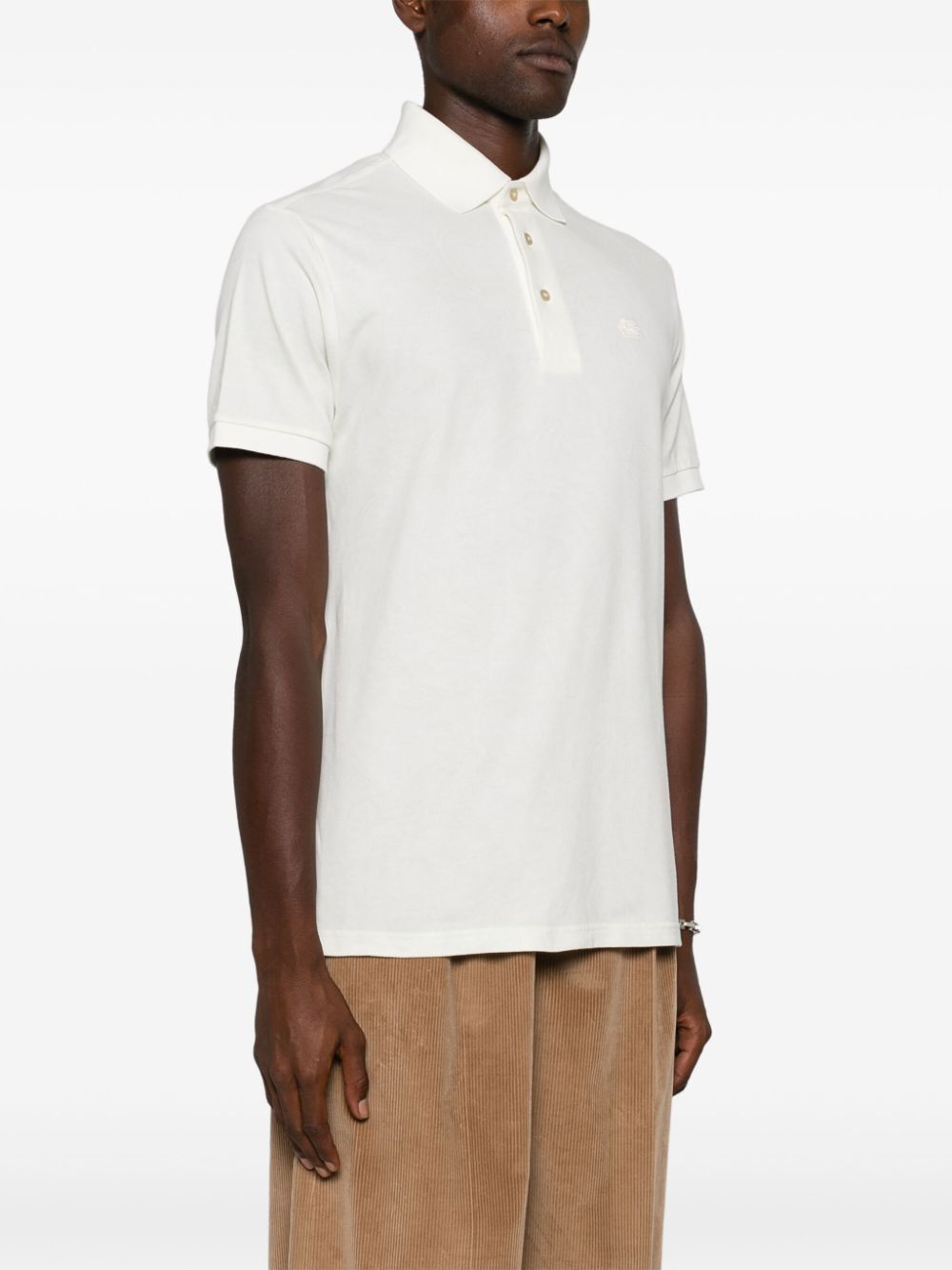 ETRO Men's Mini Polo T-Shirt for SS25