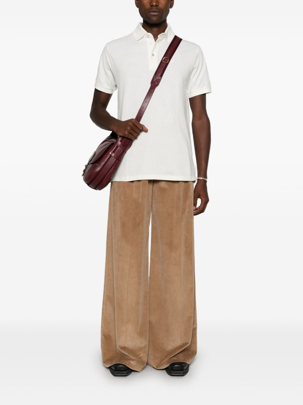 ETRO Men's Mini Polo T-Shirt for SS25