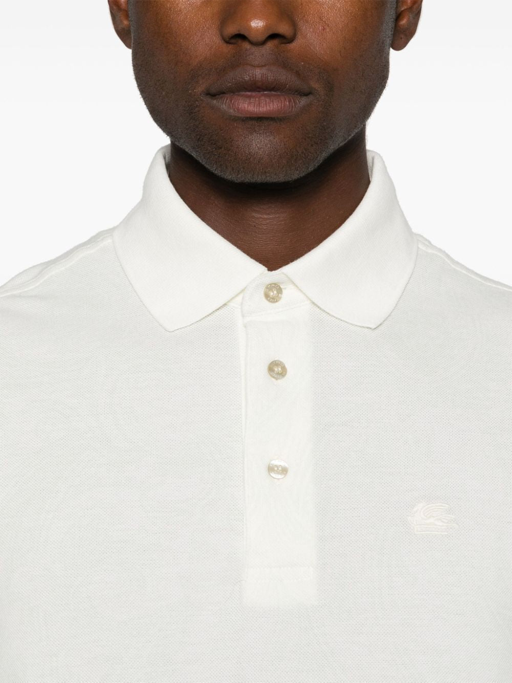 ETRO Men's Mini Polo T-Shirt for SS25