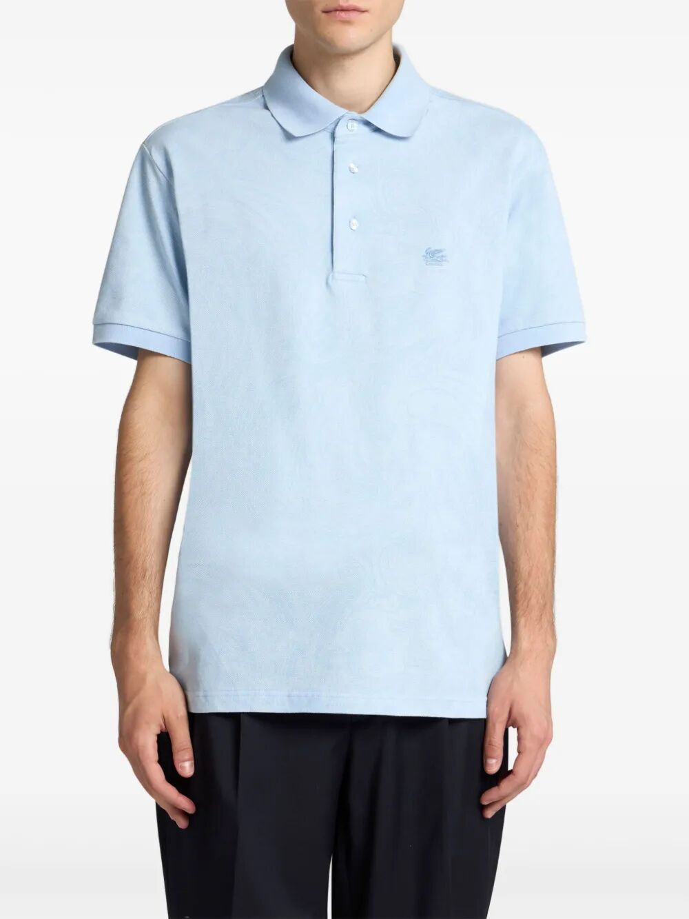 ETRO Paisley Jacquard Polo Shirt - Mini Fit