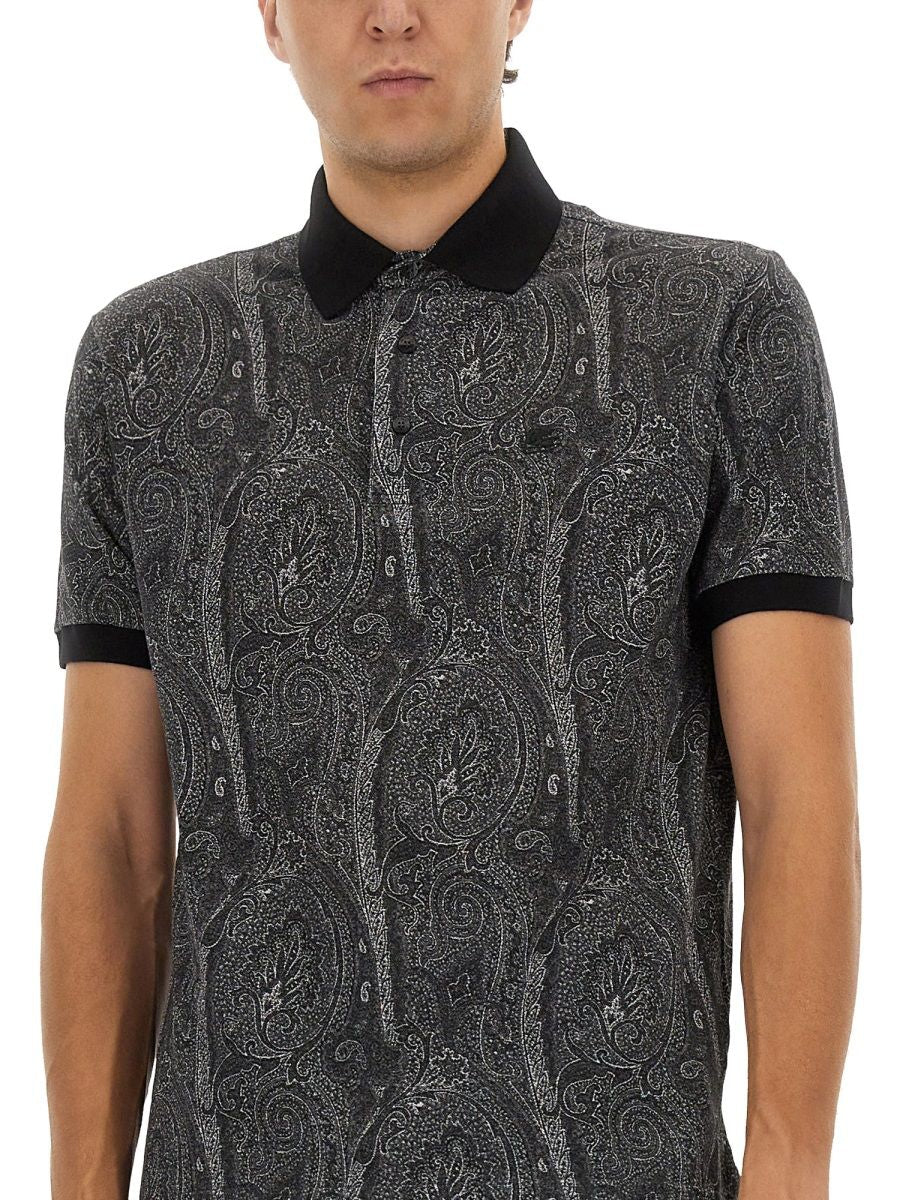 ETRO Classic Cotton Polo Shirt for Men - Fall 2025
