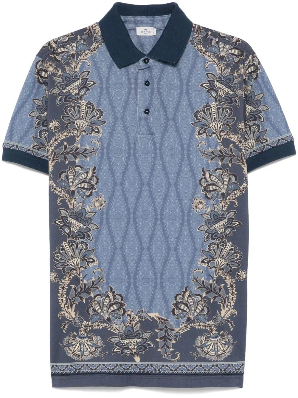 ETRO Paisley Print Polo Shirt - Mini Fit