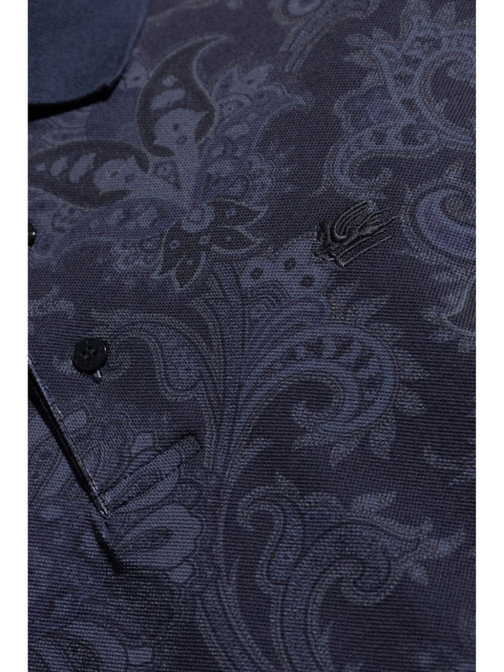 ETRO Paisley-Print Mini Polo Shirt for Men