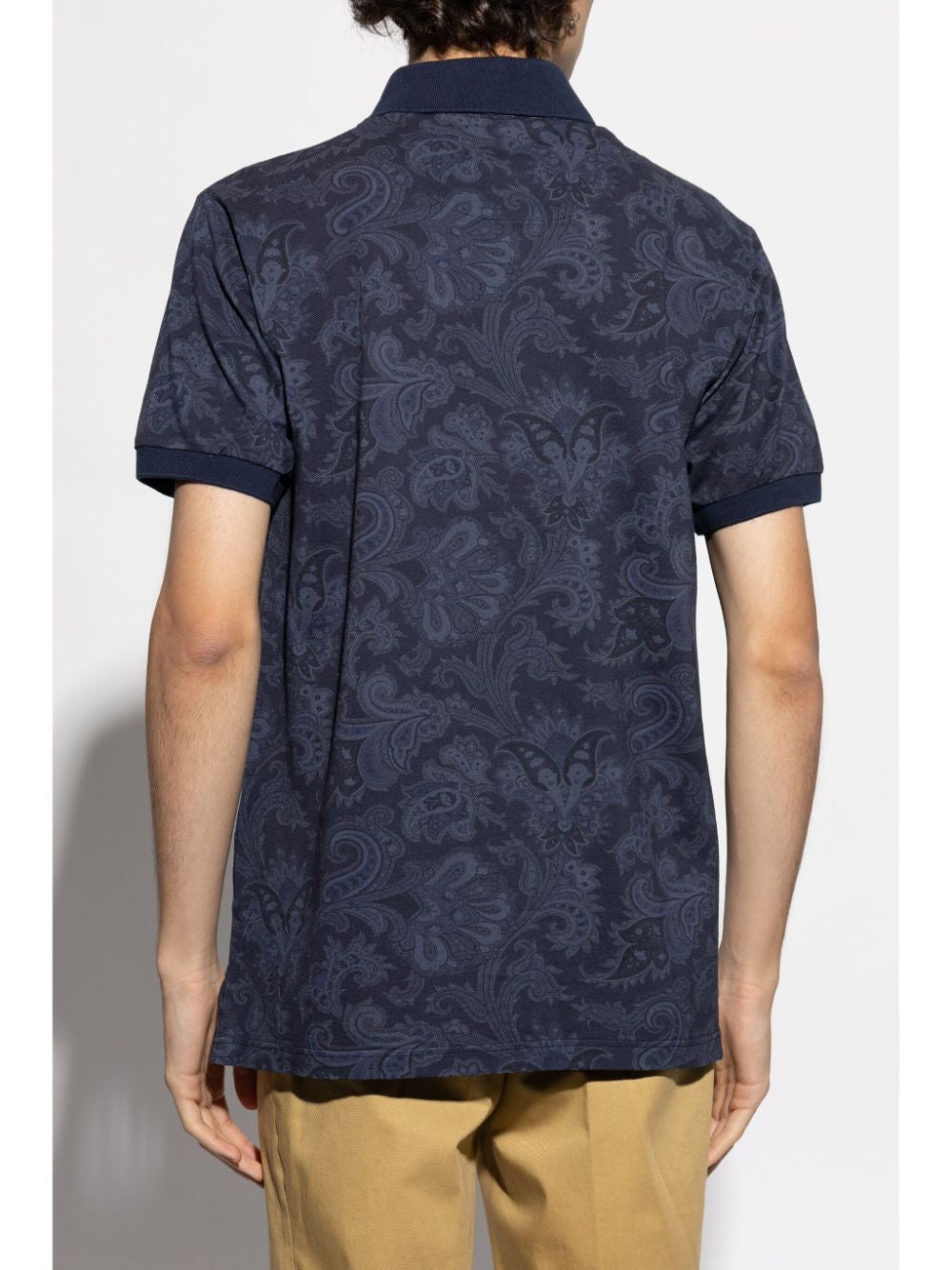 ETRO Paisley-Print Mini Polo Shirt for Men