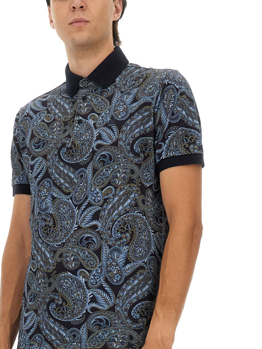 ETRO Men's Polo Shirt with Print - Size L