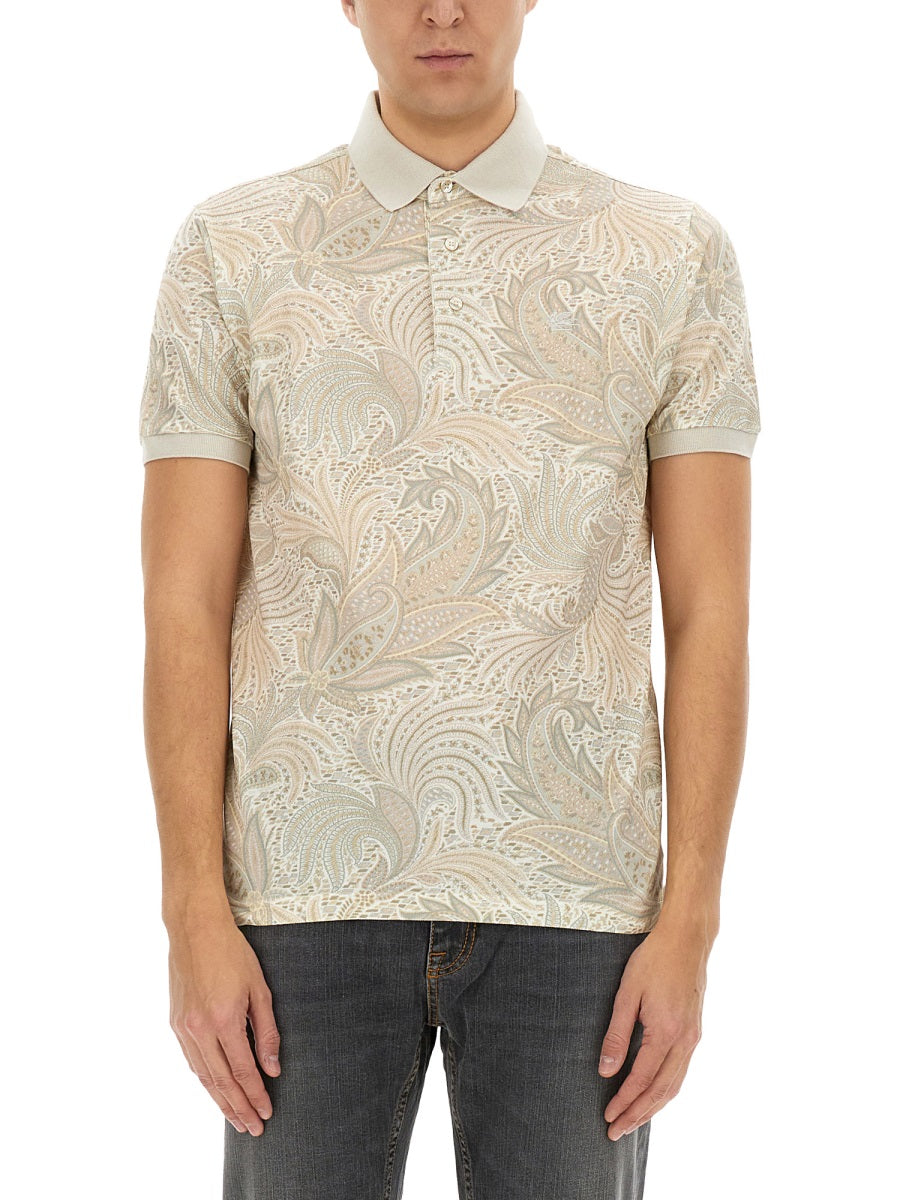 ETRO Printed Polo Shirt - Men’s L