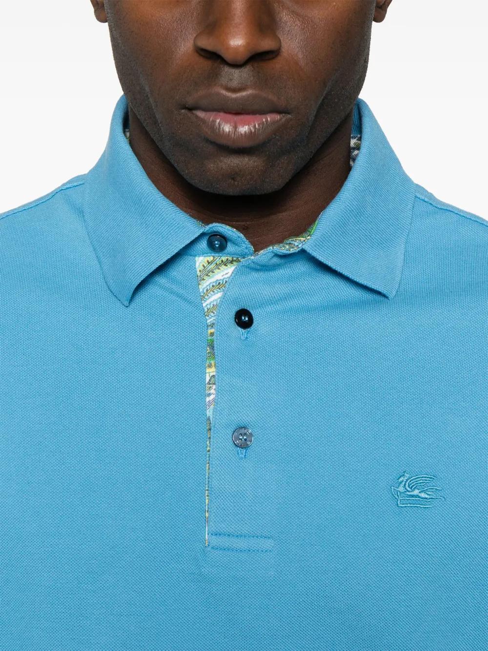 ETRO Men's Polo with Printed Details