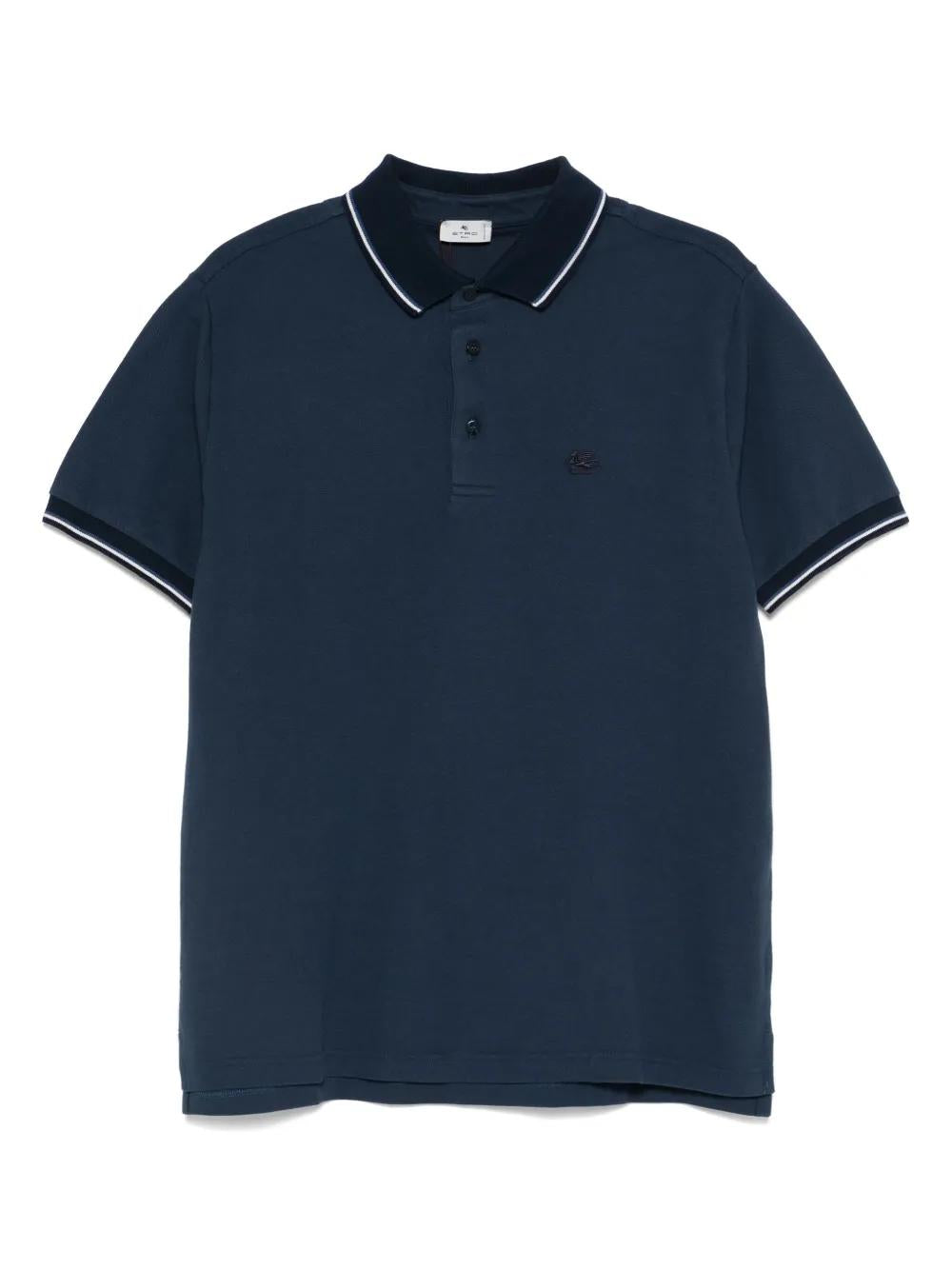 ETRO Men's Cotton Polo Shirt - Mini Fit