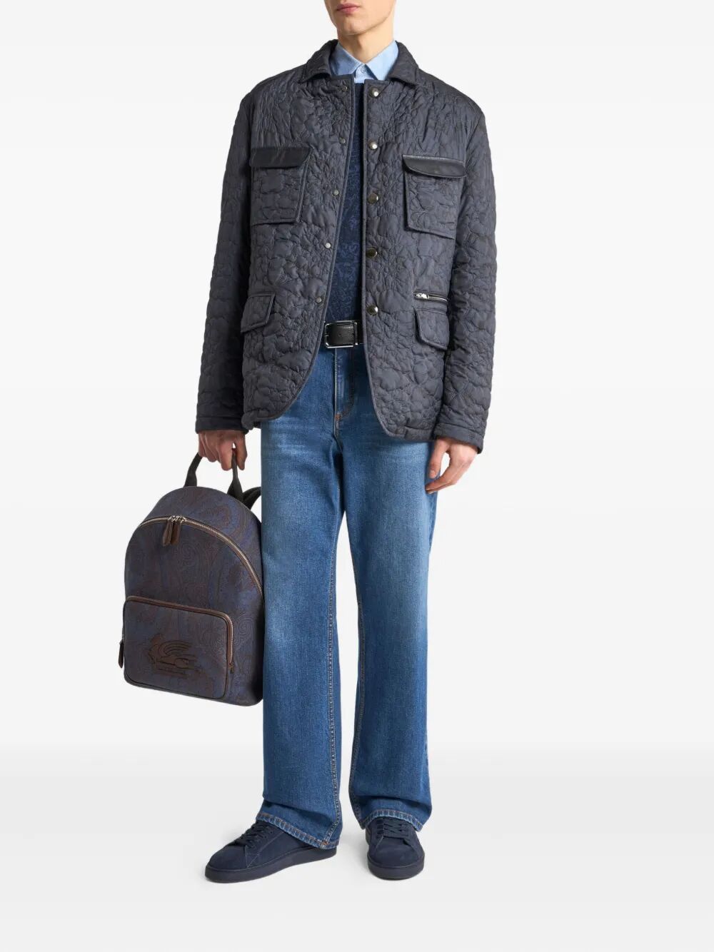 ETRO Straight-Leg Jeans with Pegasus Design