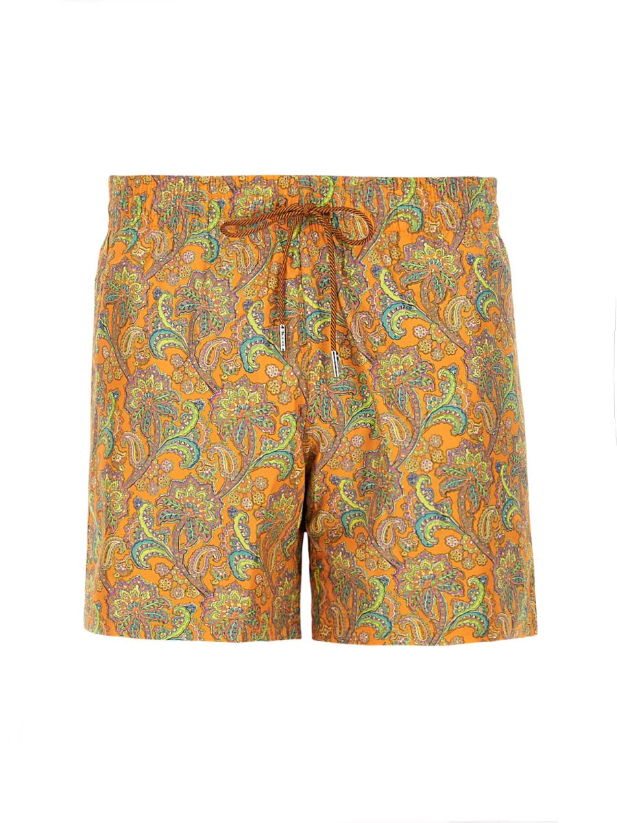 ETRO Classic Boxer Swim Trunks