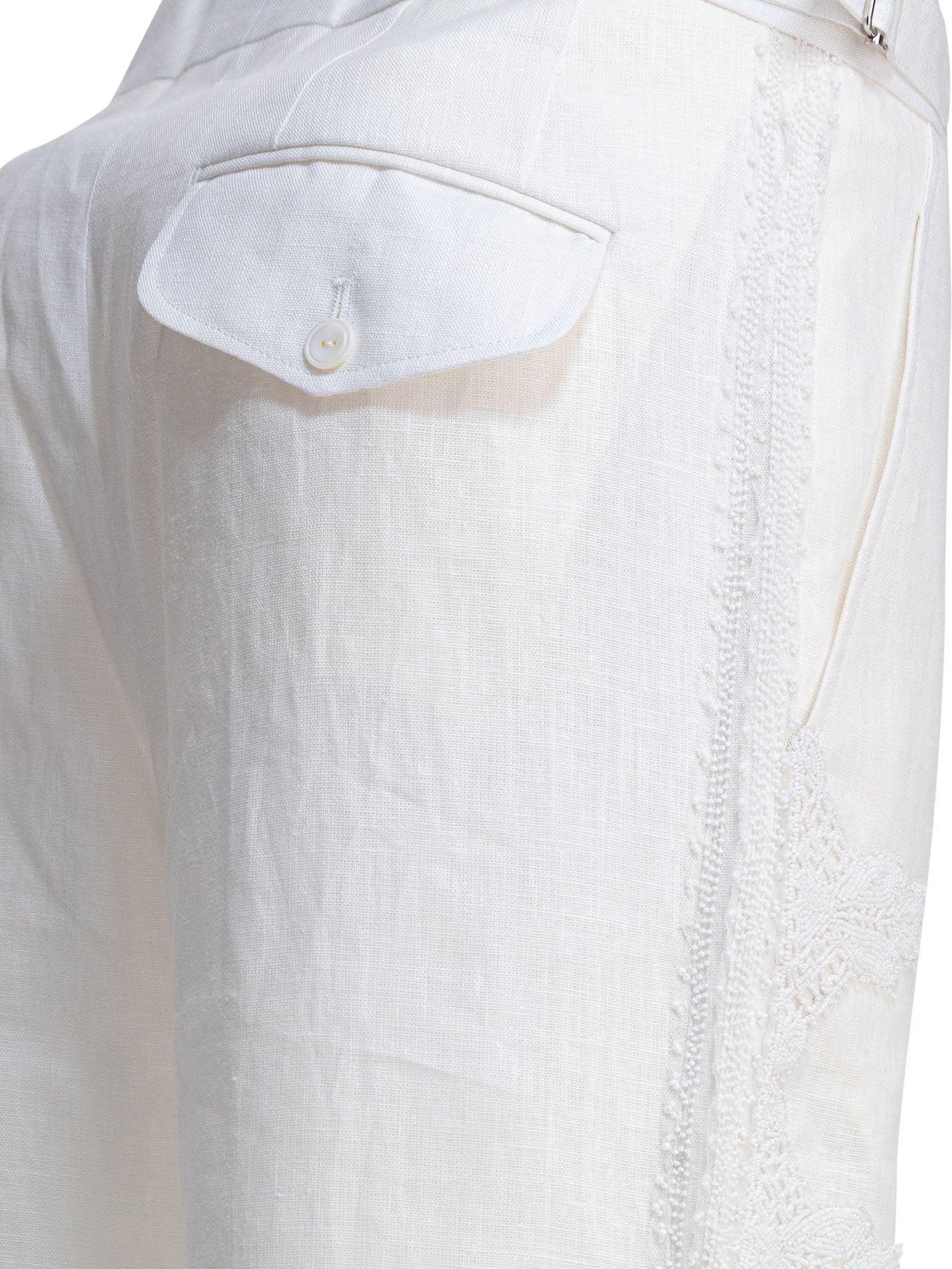 BODE Linen Salt Pants - SS25