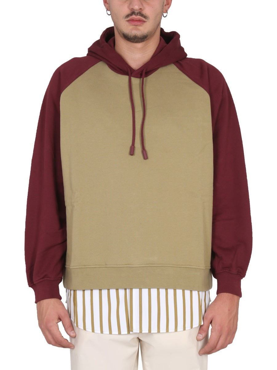 SUNNEI Multicolour Hooded Sweatshirt for Men