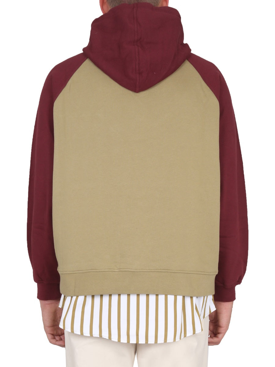 SUNNEI Multicolour Hooded Sweatshirt for Men