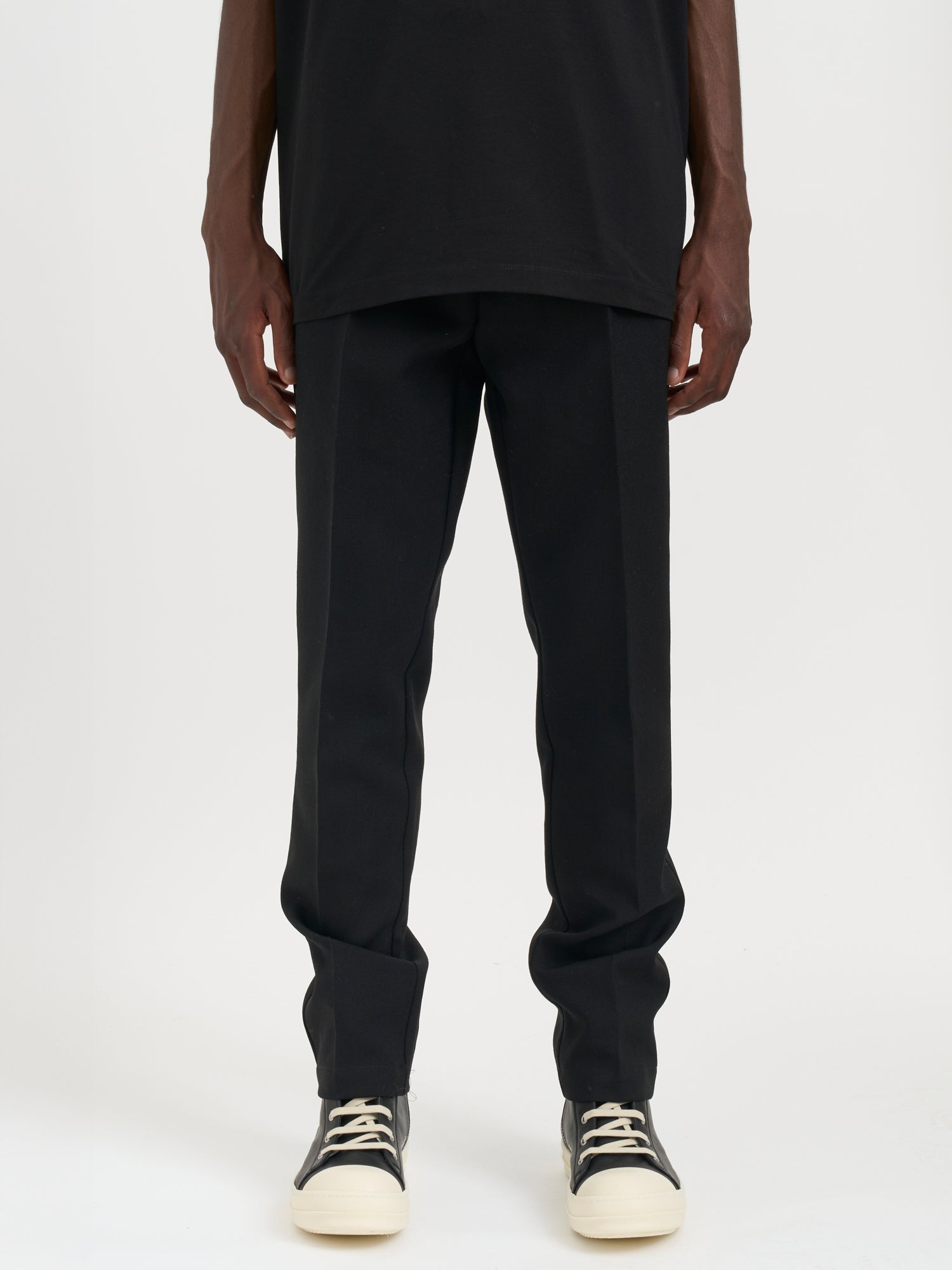 RICK OWENS Slim Long Drawstring Pants - Size 48