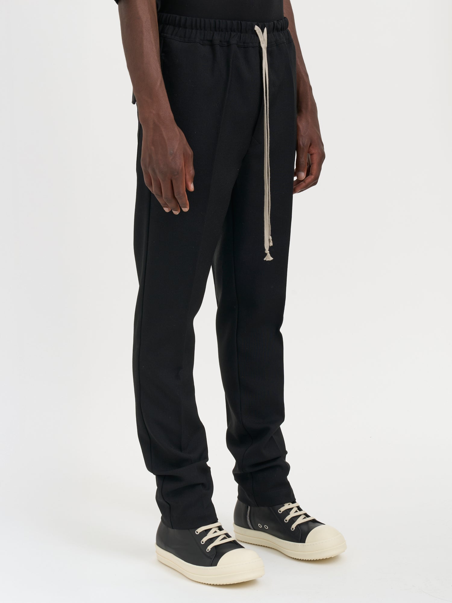 RICK OWENS Slim Long Drawstring Pants - Size 48