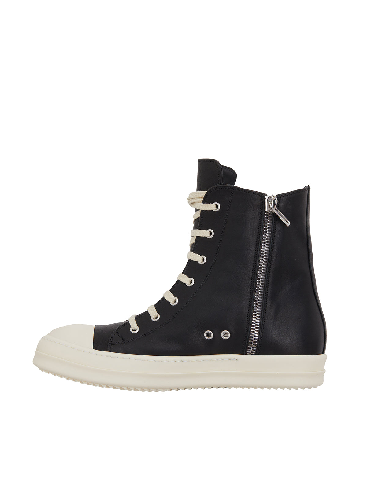 RICK OWENS Premium Leather Sneakers for Men