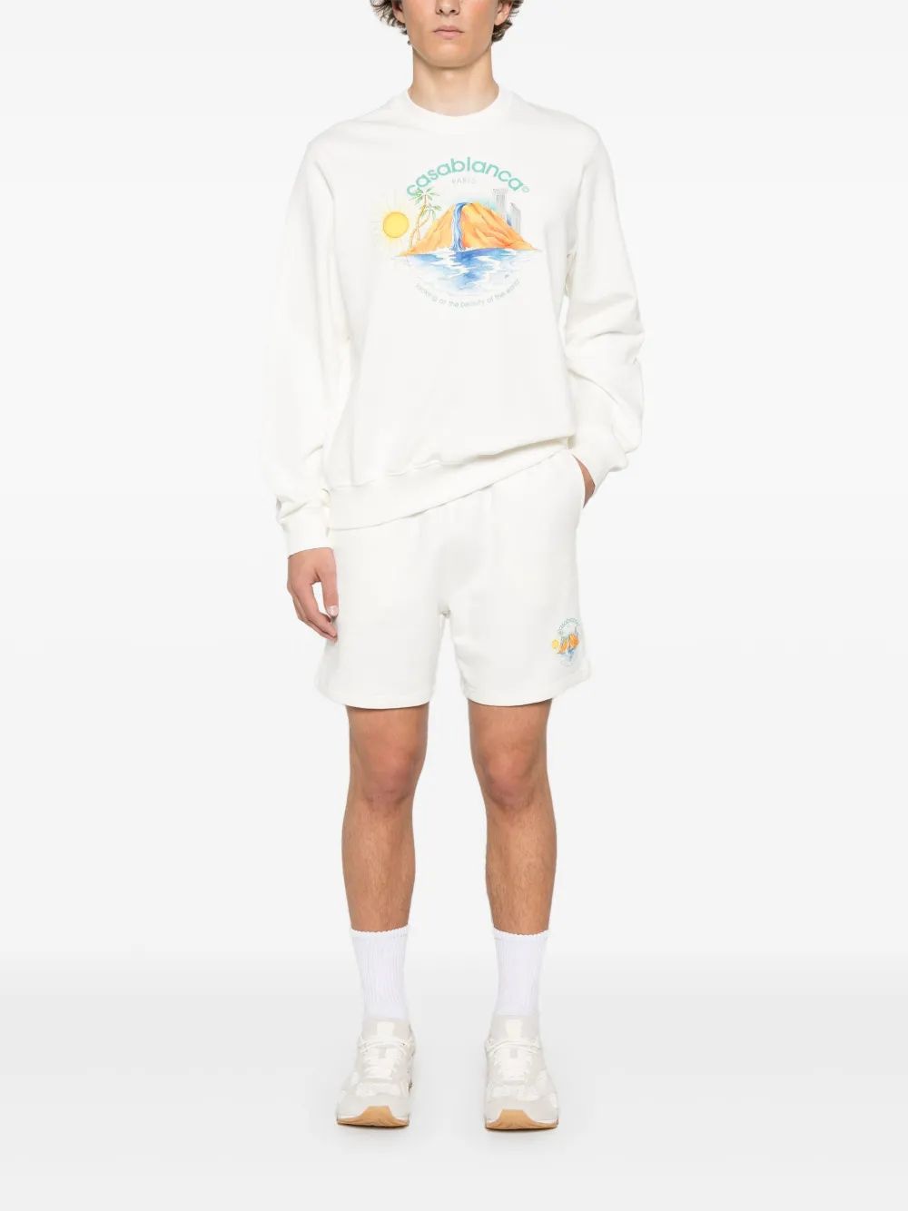CASABLANCA Oasis Printed Sweatshirt - SS25 Collection
