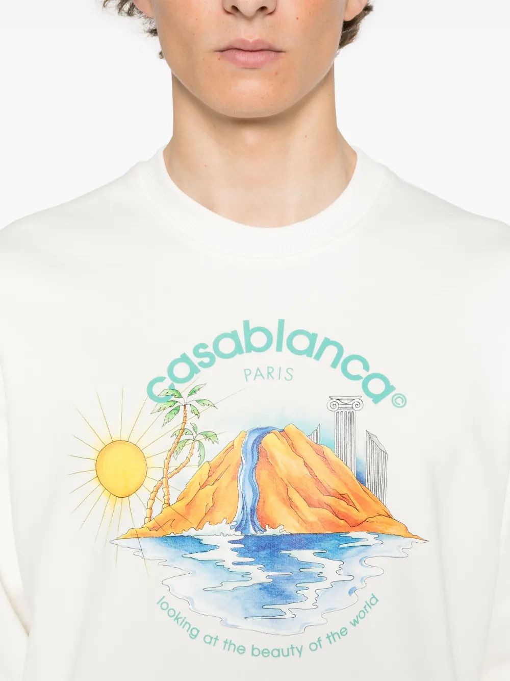 CASABLANCA Oasis Printed Sweatshirt - SS25 Collection