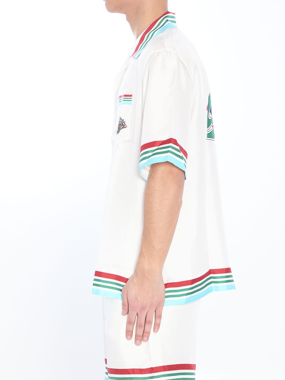 CASABLANCA Casa Way World Series Short-Sleeved Shirt - Size L