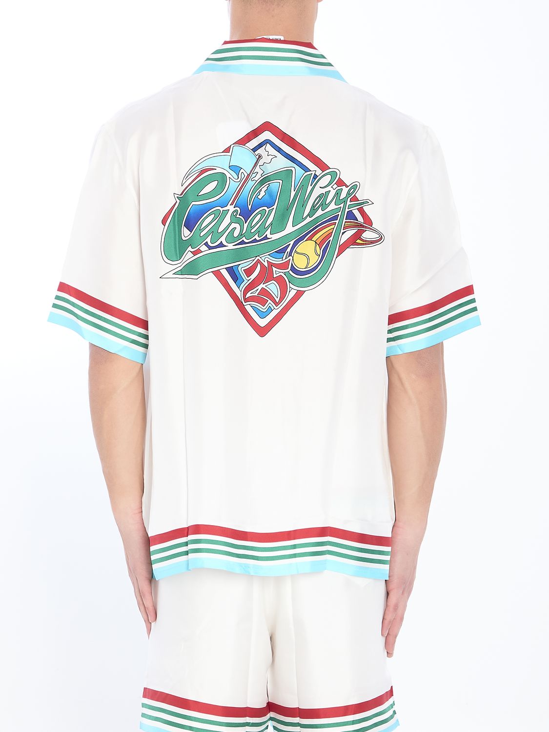 CASABLANCA Casa Way World Series Short-Sleeved Shirt - Size L