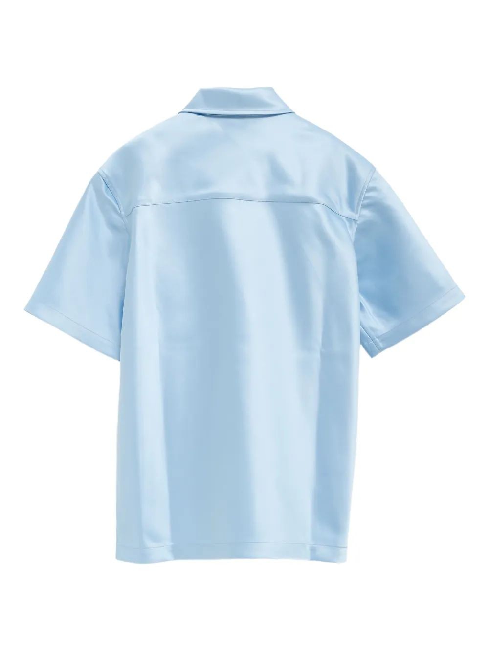 CASABLANCA Men's Quarter Zip Mini Shirt