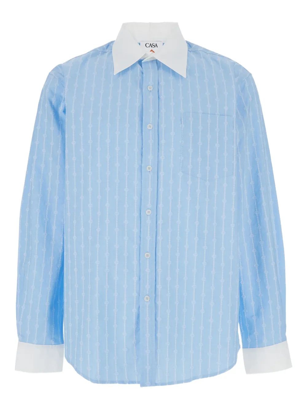 CASABLANCA Monogram Stripe Shirt for Men - SS25 Collection