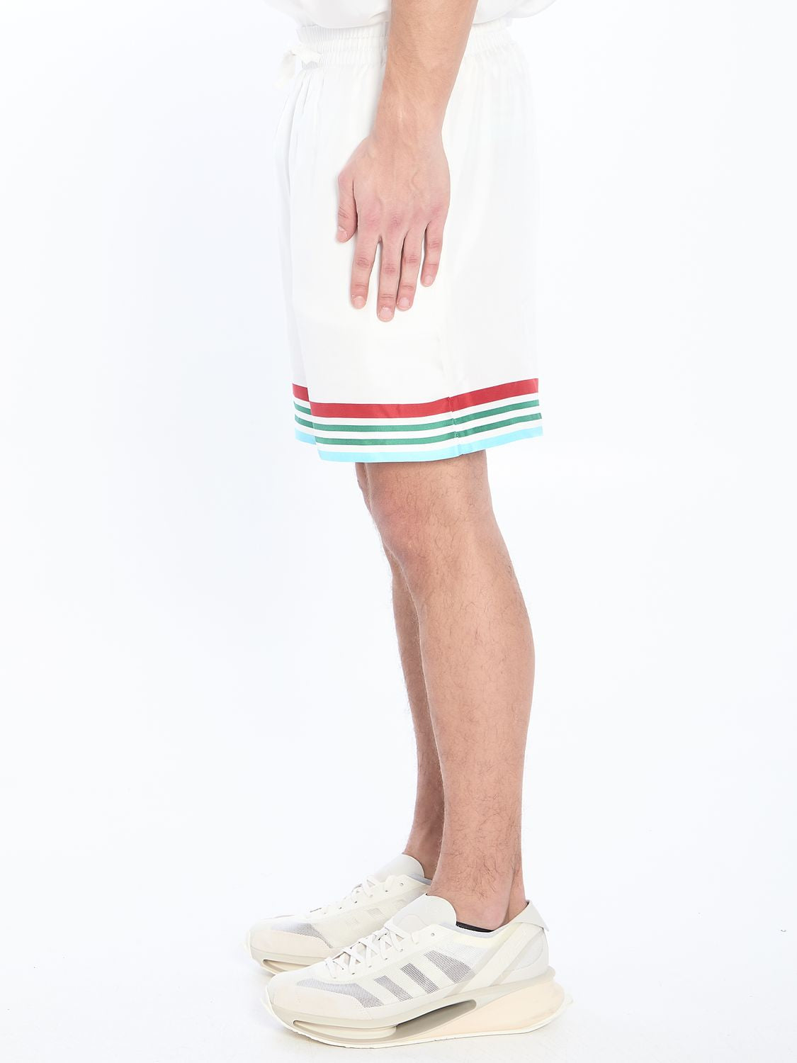 CASABLANCA Men's Silk Drawstring Shorts