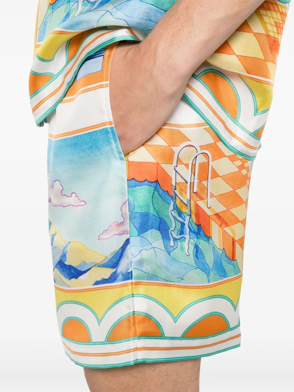 CASABLANCA Men's Mini Drawstring Shorts