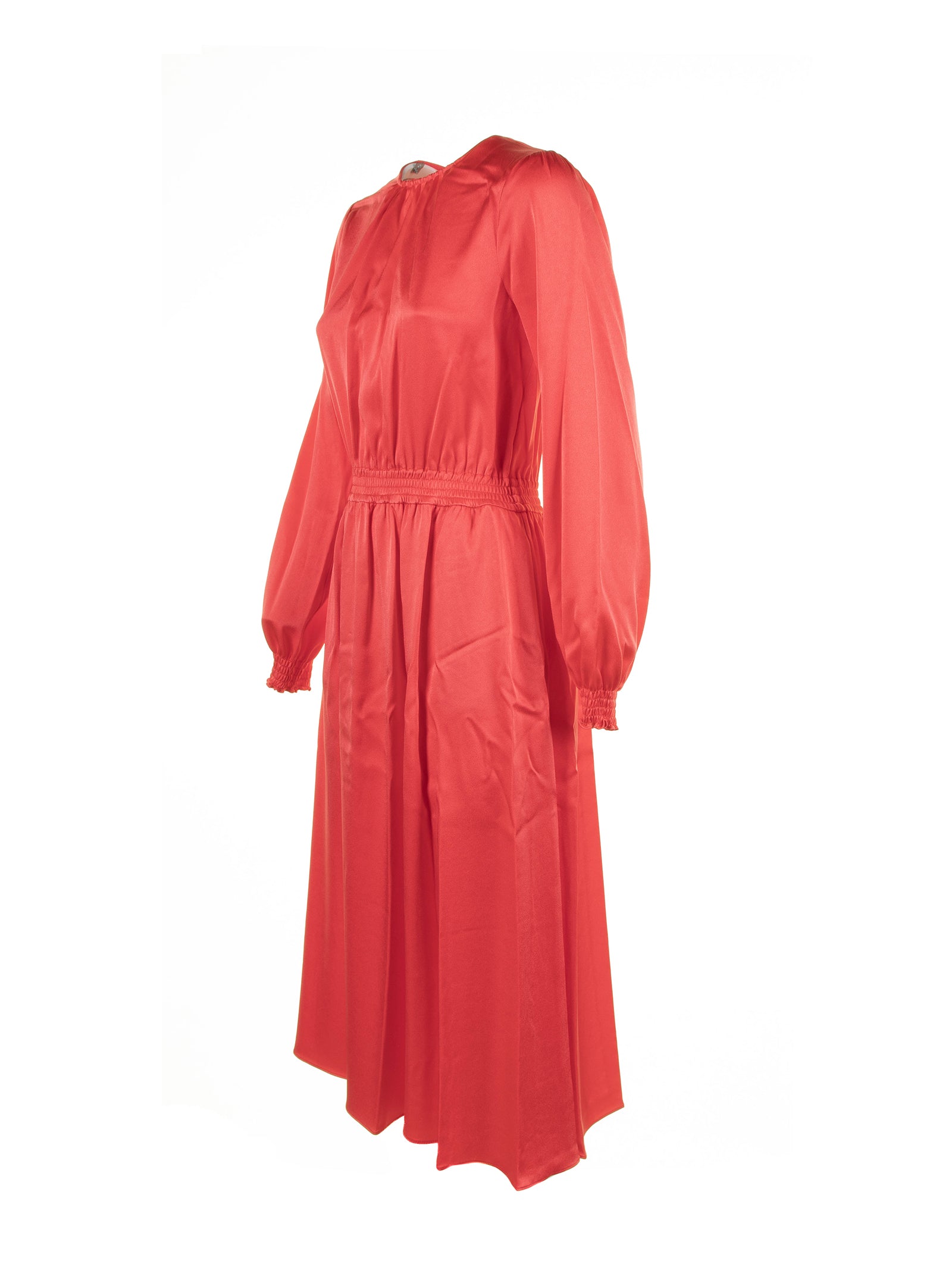 MICHAEL KORS Elegant Satin Midi Dress for Women