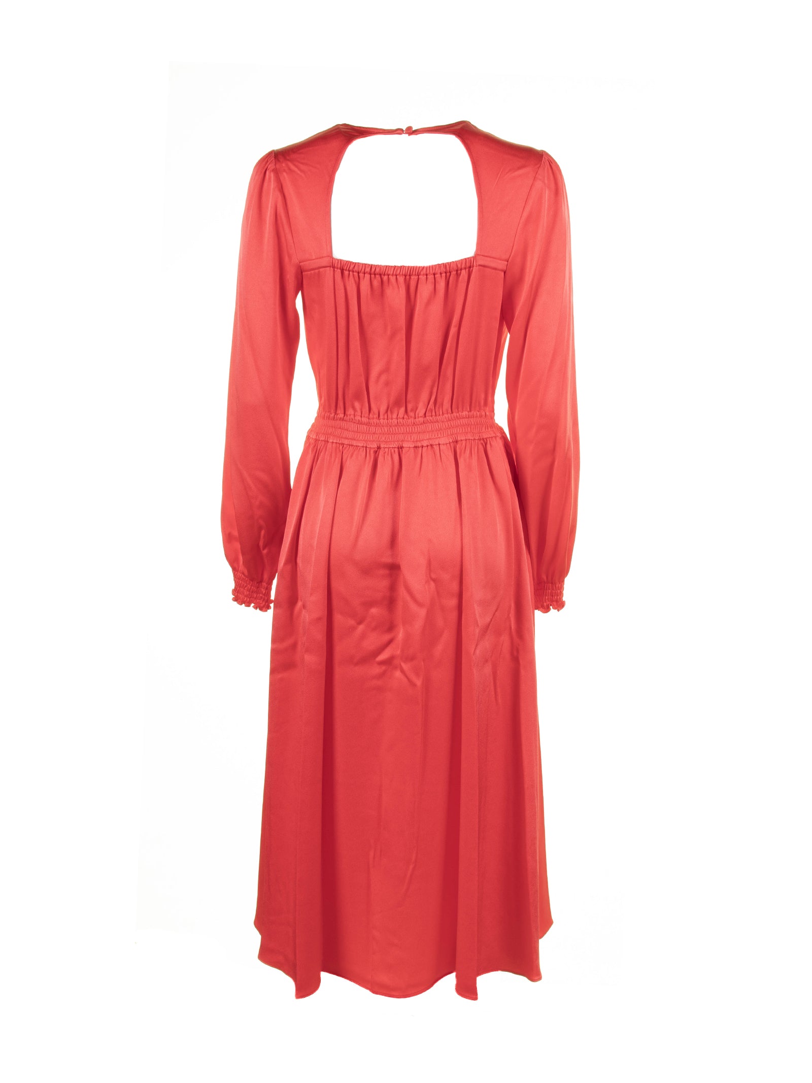 MICHAEL KORS Elegant Satin Midi Dress for Women